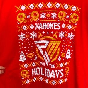 Kansas City Chiefs “Mahomes For The Holidays” Sweatshirt!